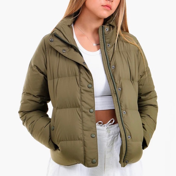 Patagonia Jackets & Blazers - Patagonia Silent Down Jacket Puffer Women's size XL Basin Green
